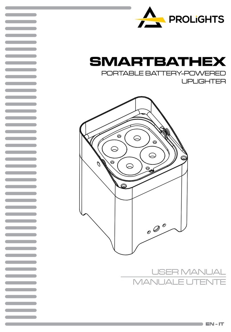 ProLights SMARTBATHEX user manual