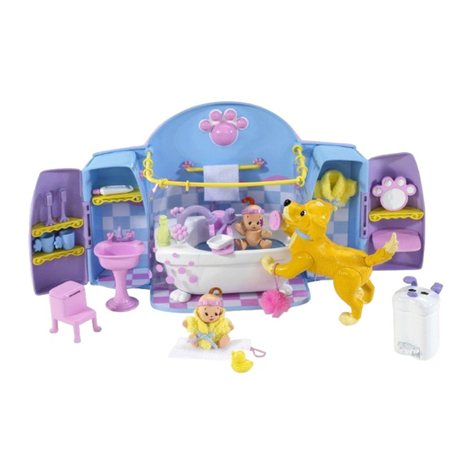 Mattel Doggie Daycare Bath Time with Beau User manual