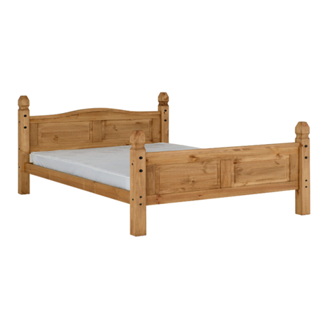 Seconique Furniture CORONA 4'6" HIGH END BED Assembly instructions Seconique Furniture CORONA 4'6" HIGH END BED Assembly instructions