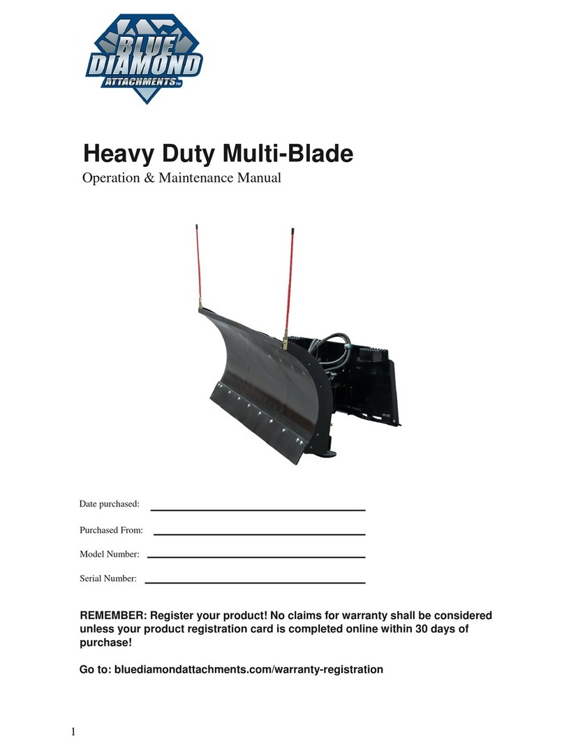 Blue Diamond Heavy Duty Multi-Blade Operation & maintenance manual