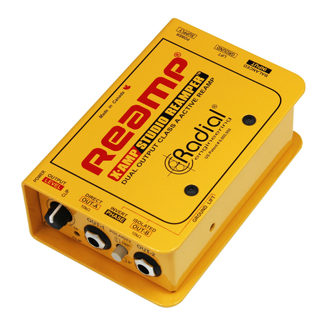 Radial Engineering Reamp X-Amp User manual
