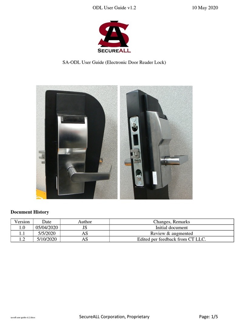 SecureALL SA-ODL User manual