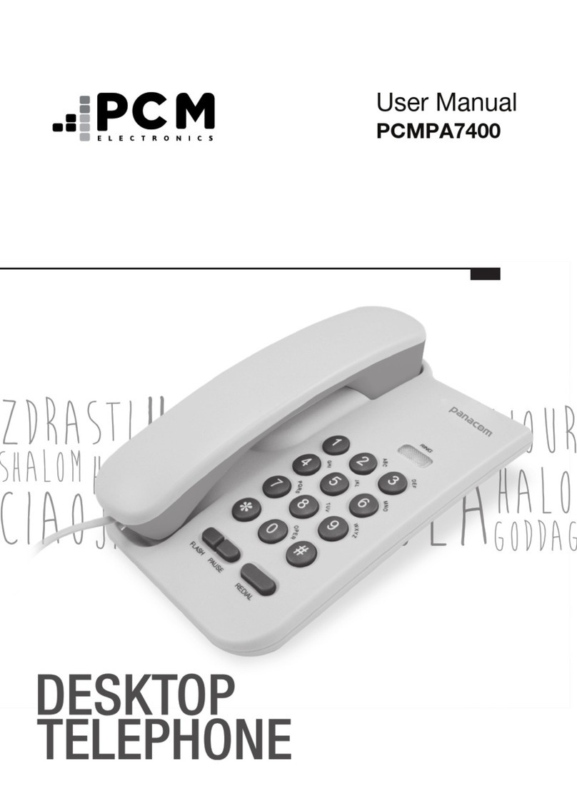 PCM PCMPA7400 user manual