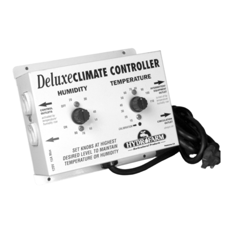 Hydrofarm Deluxe CLIMATE User manual Hydrofarm Deluxe CLIMATE User manual