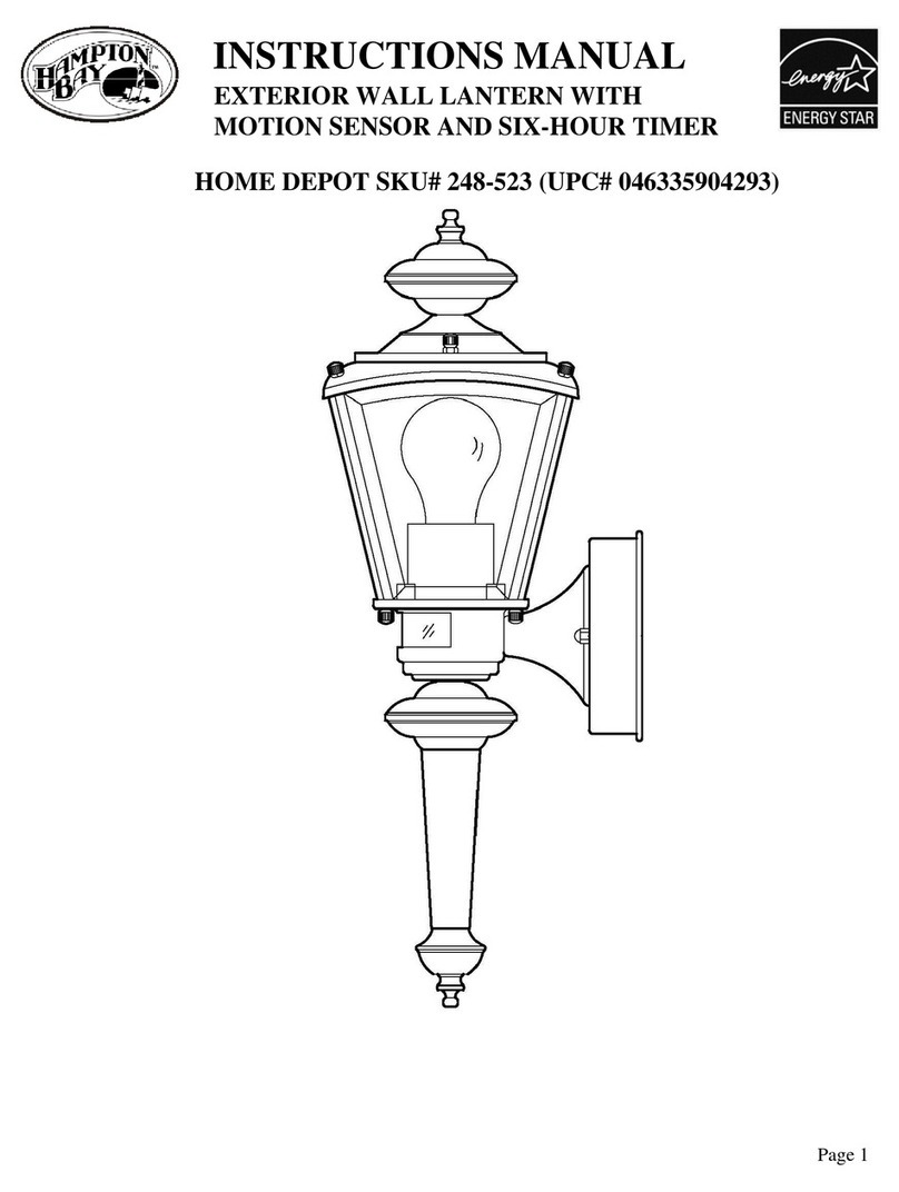 HAMPTON BAY 248-523 User manual