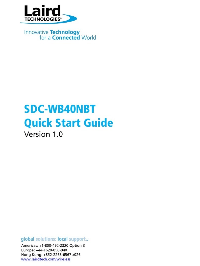 Laird SDC-WB40NBT User manual
