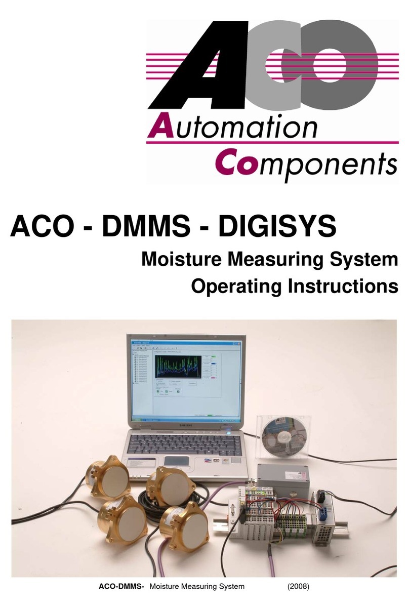 ACO DMMS operating instructions