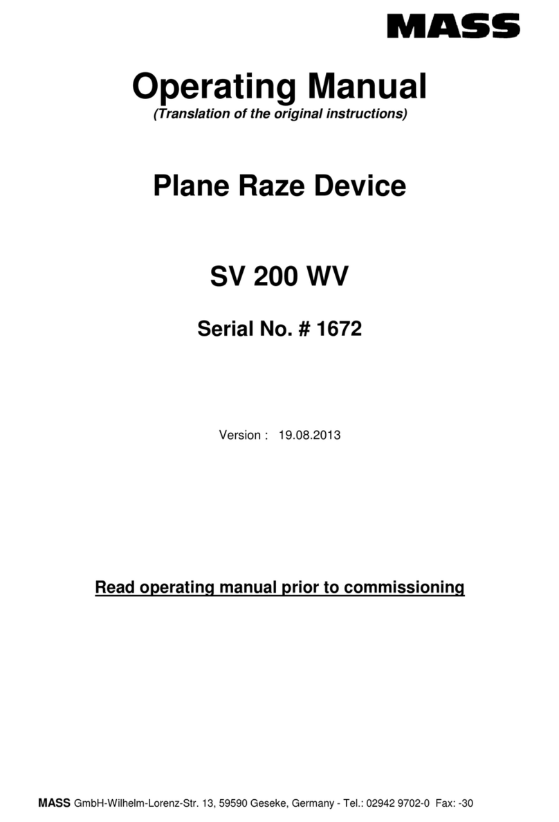 Mass 1672 operating manual