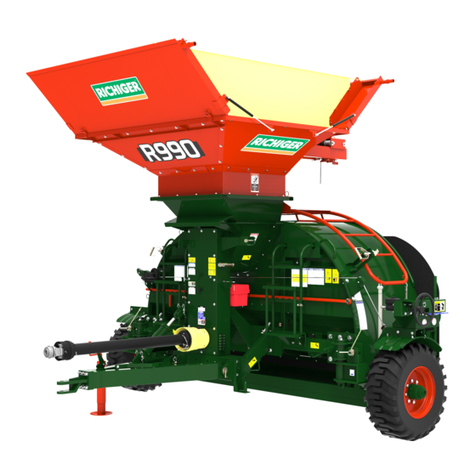 Richiger R990 Assembly instructions operator's manual parts list Richiger R990 Assembly instructions operator's manual parts list