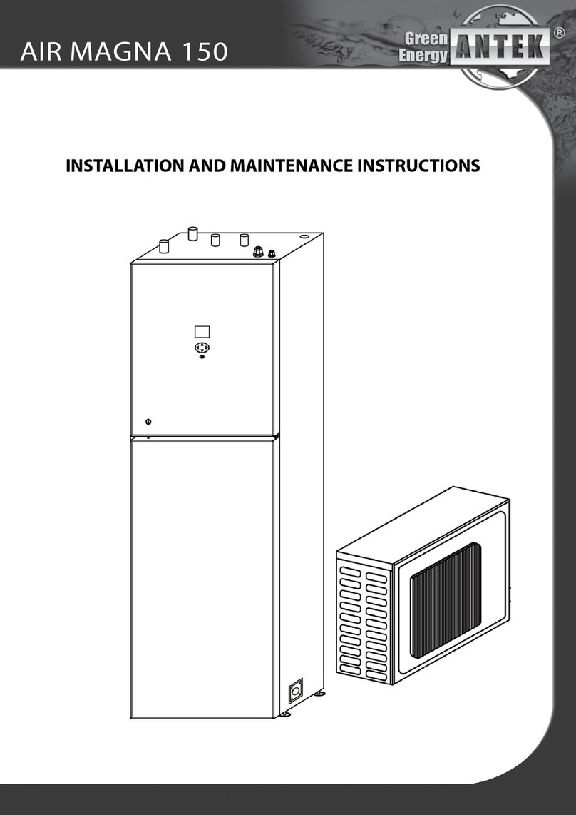 ANTEK AIR MAGNA 150 Installation and maintenance instructions ANTEK AIR MAGNA 150 Installation and maintenance instructions