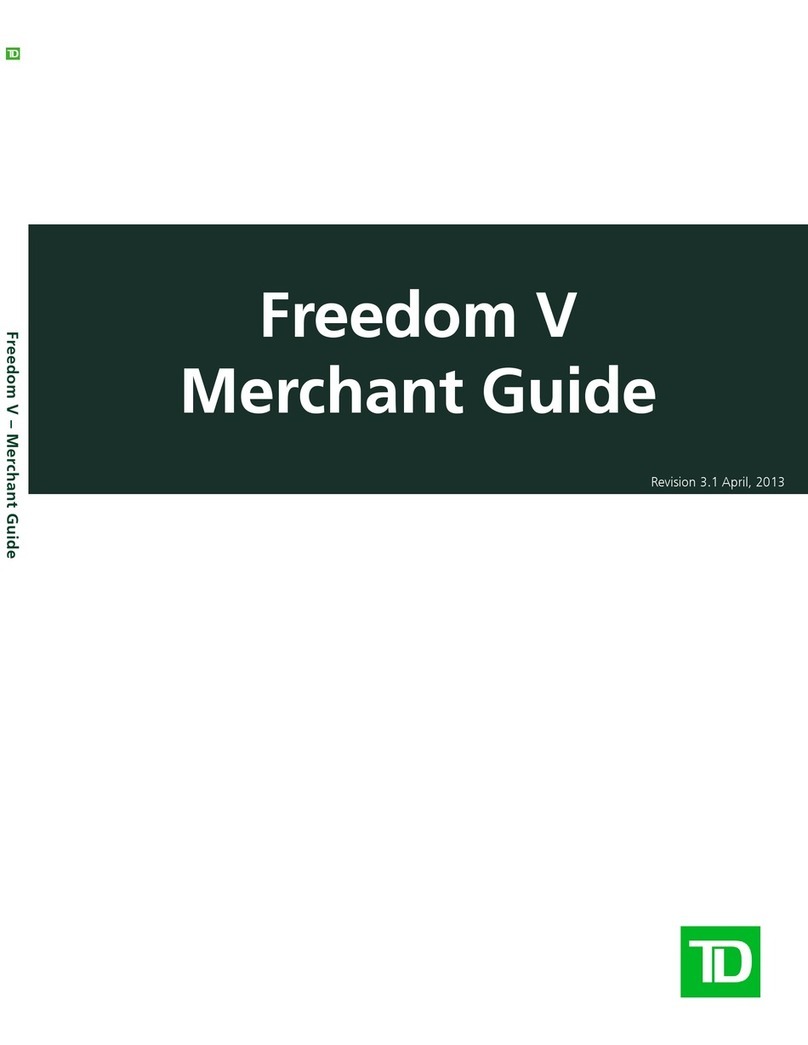 TD Freedom V Merchant Guide