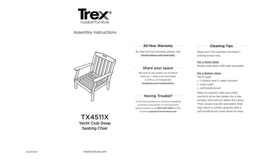 TREX TX4511X Assembly instructions TREX TX4511X Assembly instructions