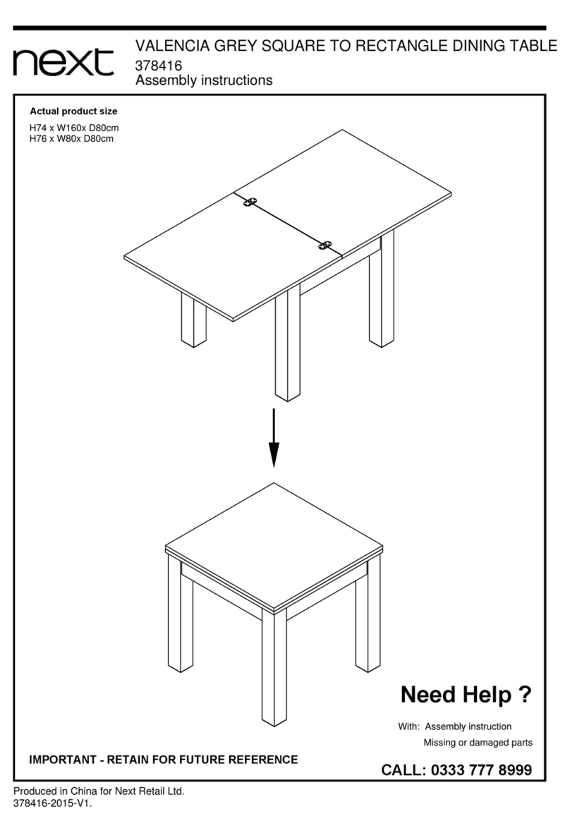 Next VALENCIA 378416 Assembly instructions