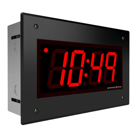 American Time PGE441RFE-W Quick start installation guide