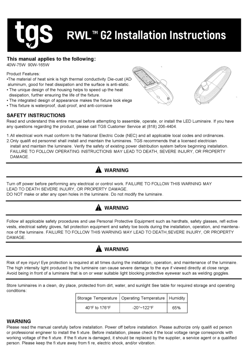 TGS RWL G2 installation instructions
