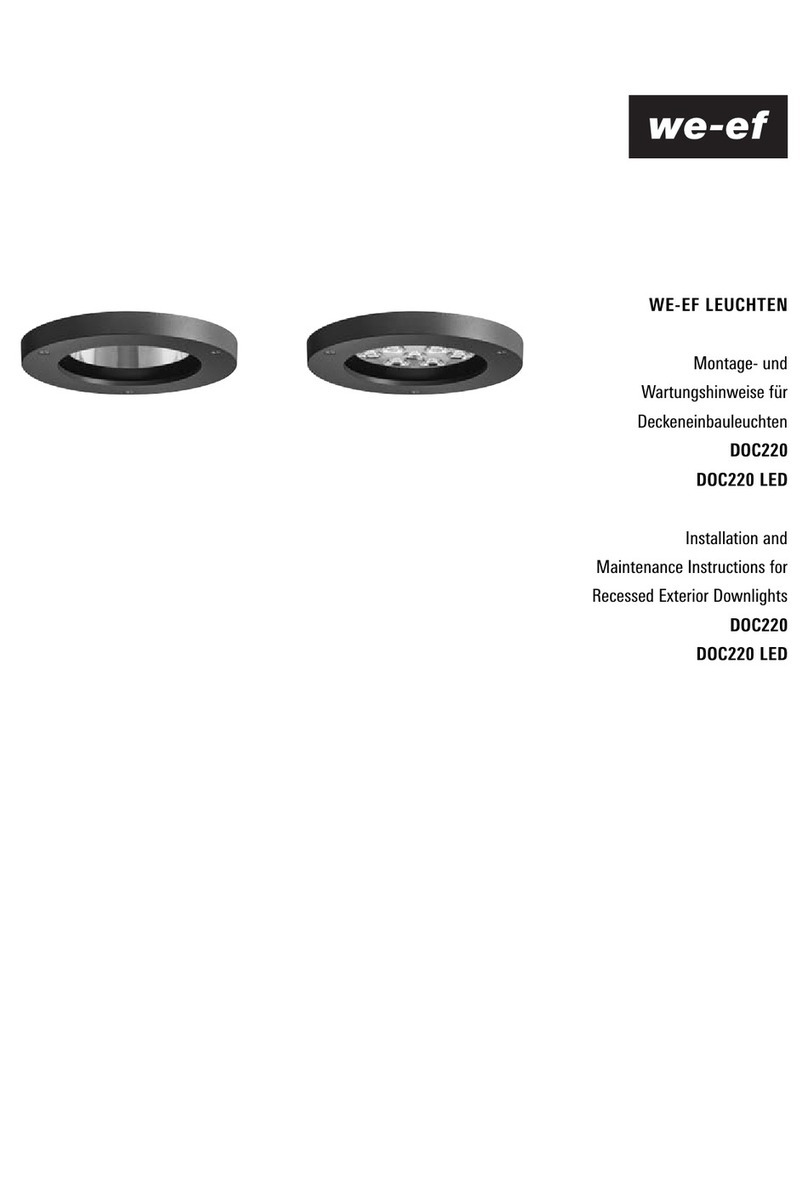 WE-EF DOC220 Installation and maintenance instructions