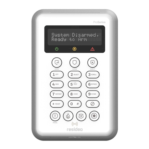 resideo PROSIXLCDKP-EU Series Installation and setup guide
