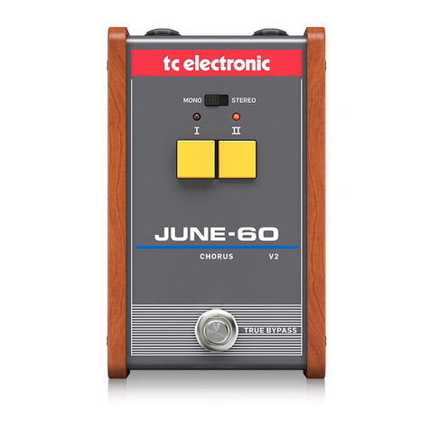 TC Electronic JUNE-60 V2 CHORUS quick start guide