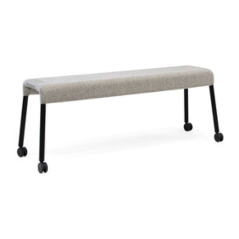 Johanson STROLL BENCH 46 WITH 4 WHEELS manual Johanson STROLL BENCH 46 WITH 4 WHEELS manual