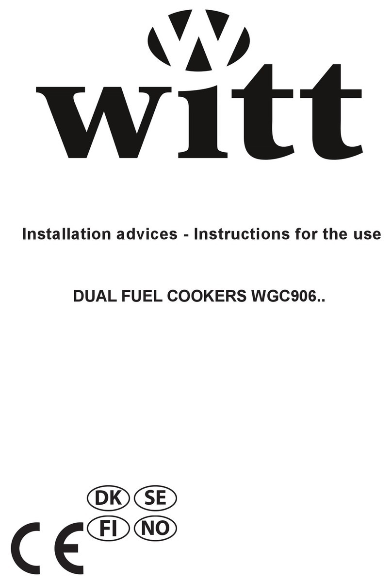 Witt WGC906 Series Installation and operating instructions