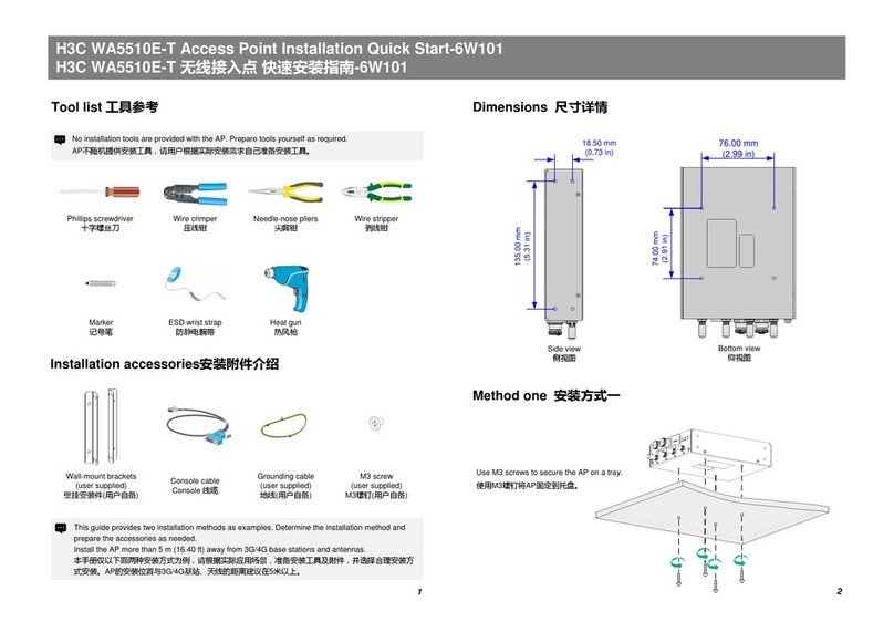 H3C WA5510E-T Operating and maintenance manual