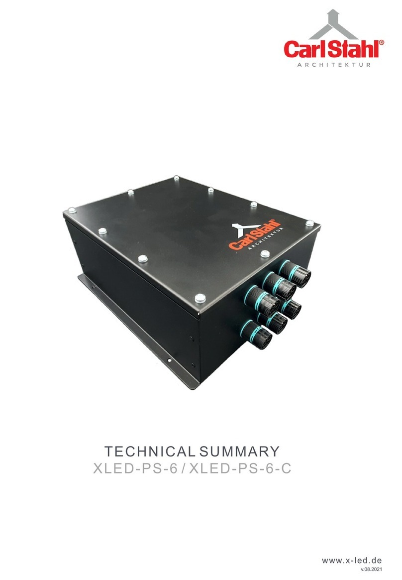 CarlStahl XLED-PS-6 Technical summary