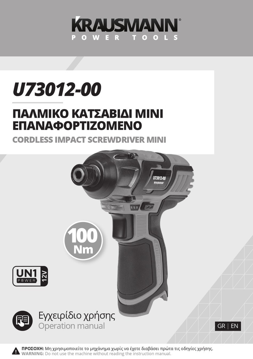 KRAUSMANN U73012-00 Operation manual