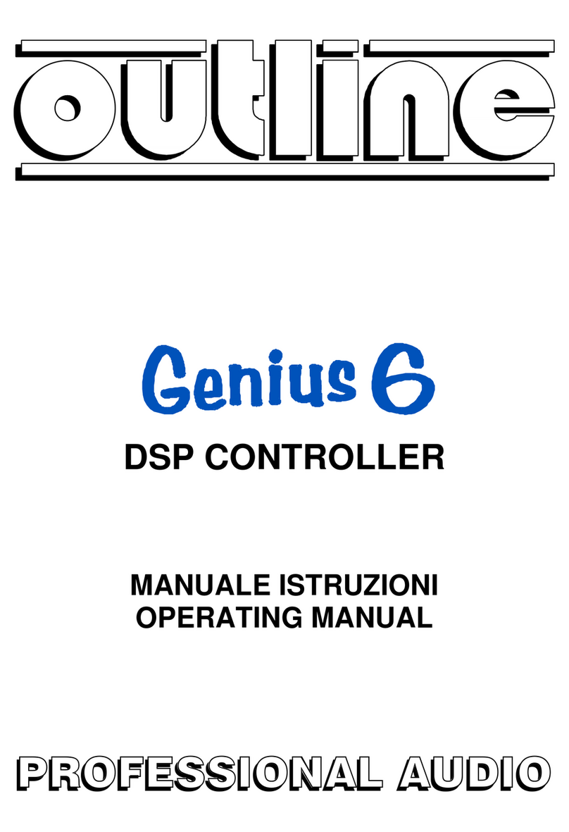 Outline Genius 6 operating manual