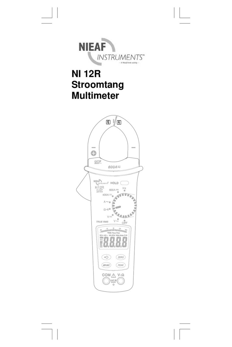 Nieaf Instruments NI 12R manual