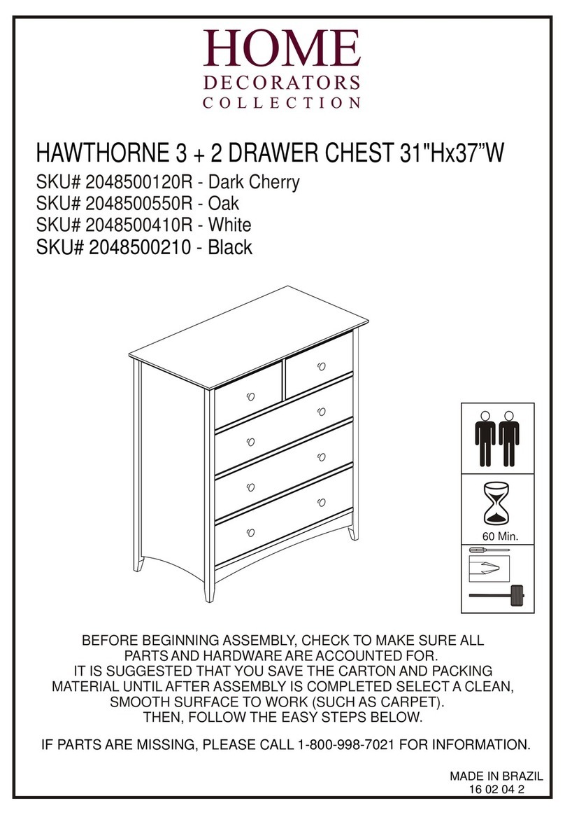 Home Decorators Collection HAWTHORNE 2048500120R manual
