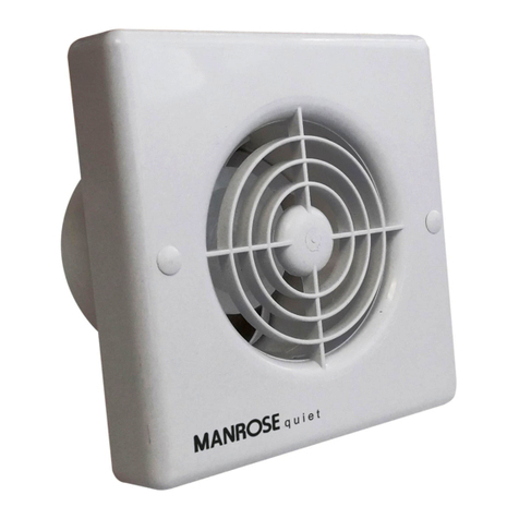 Manrose Quiet Fan Series Assembly instructions