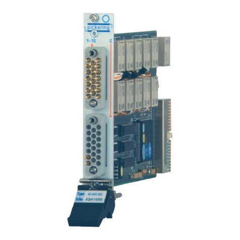 Pickering 40-660A-001 quick start guide Pickering 40-660A-001 quick start guide