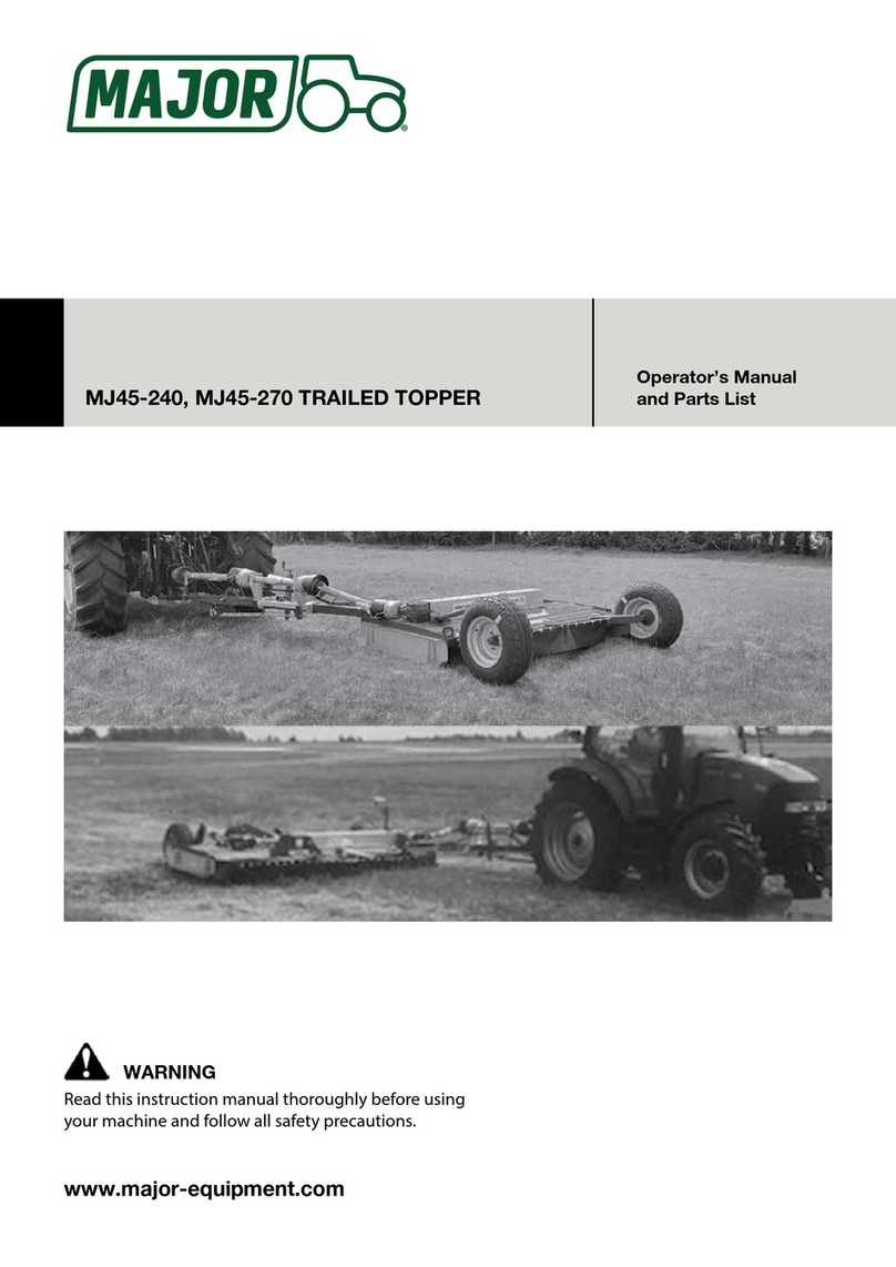 Major MJ45-240 Installation and maintenance instructions