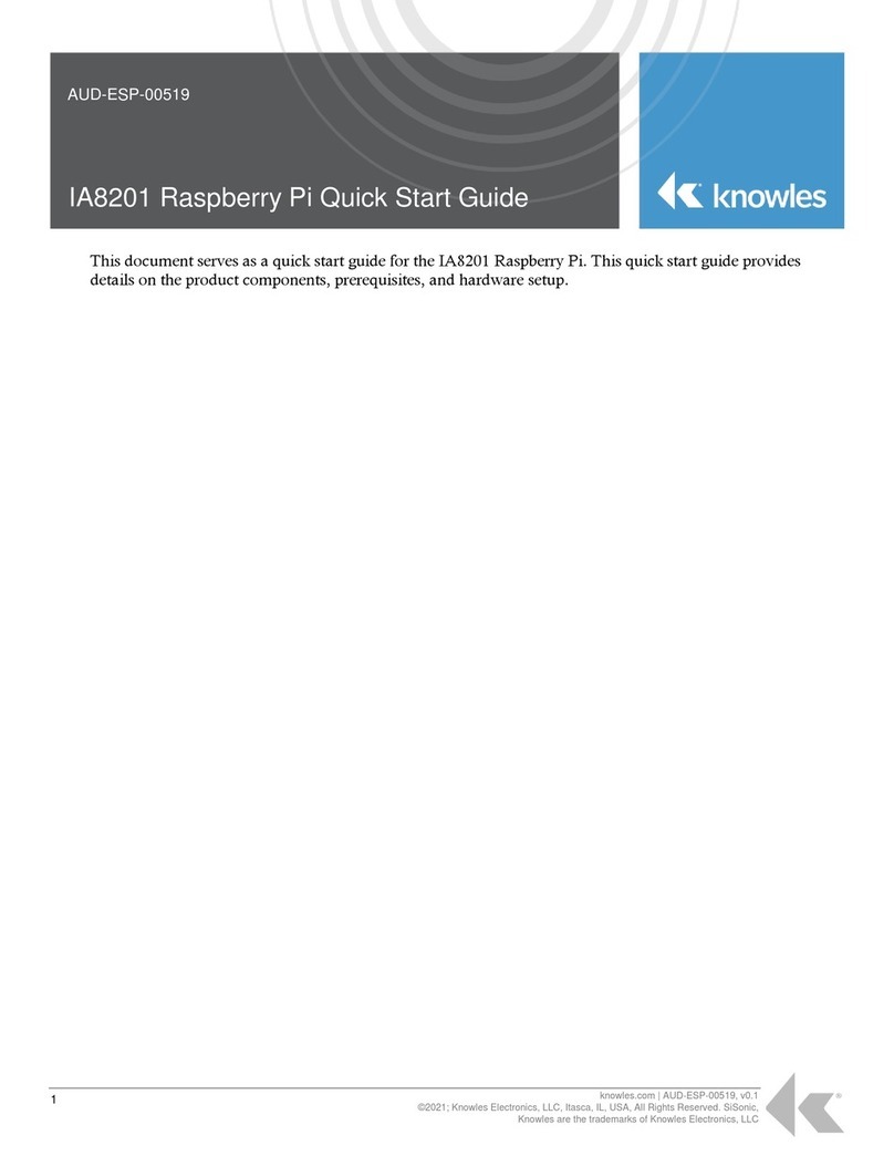 Knowles IA8201 Raspberry Pi quick start guide Knowles IA8201 Raspberry Pi quick start guide