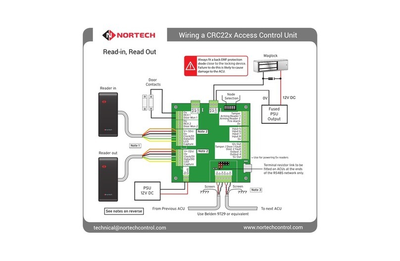 Nortech CRC22 Series Wiring