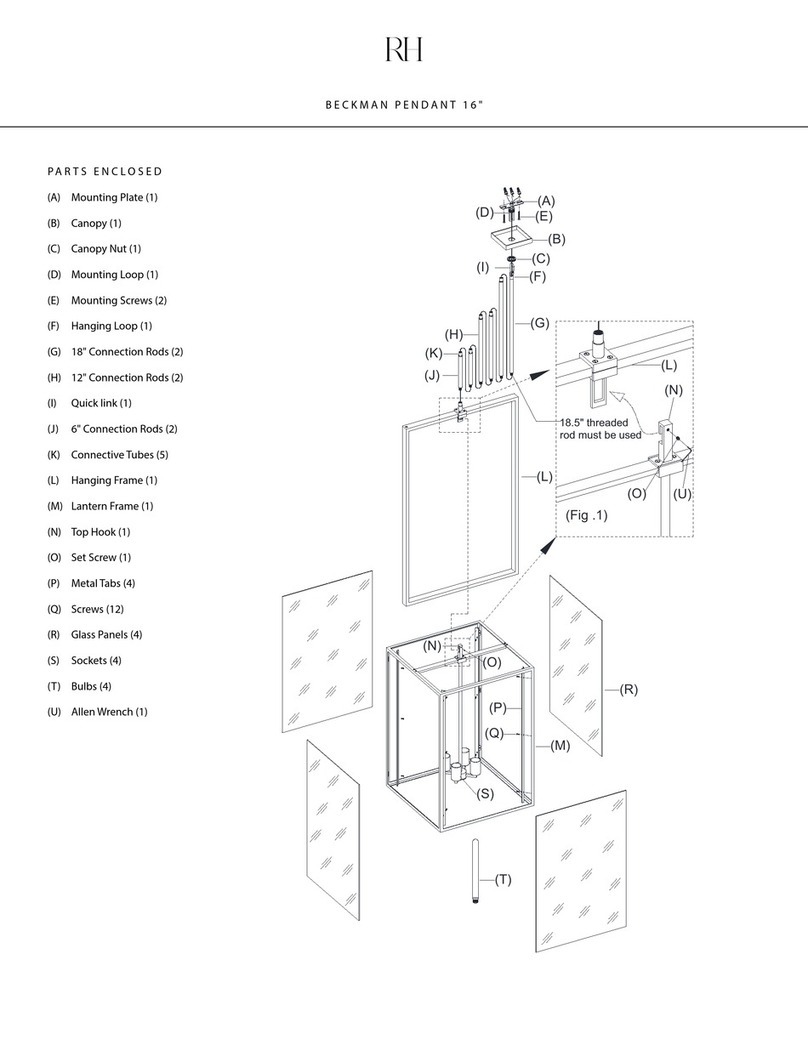 RH BECKMAN PENDANT 16 quick start guide