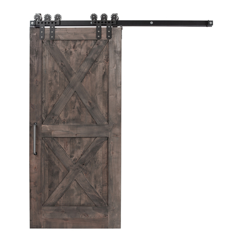 RUSTICA Double X Door User manual