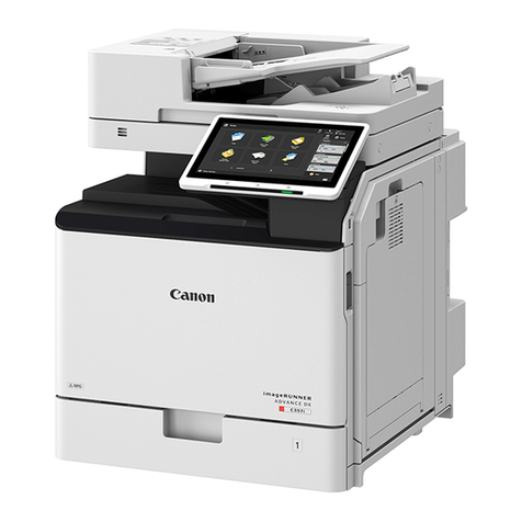 Canon imageRUNNER ADVANCE DX C357iF Installation guide