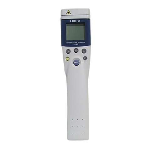Hioki HiTester 3443-01 User manual Hioki HiTester 3443-01 User manual