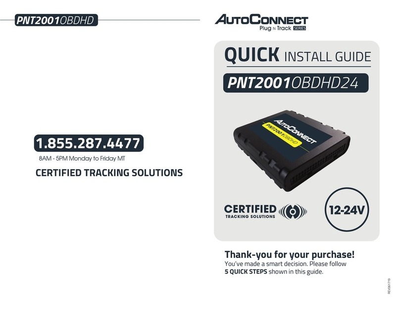 AutoConnect PNT2001OBDHD24 Quick install guide
