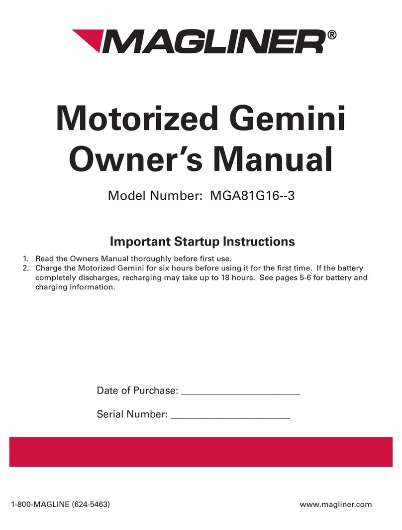 Magliner MGA81G16-3 User manual