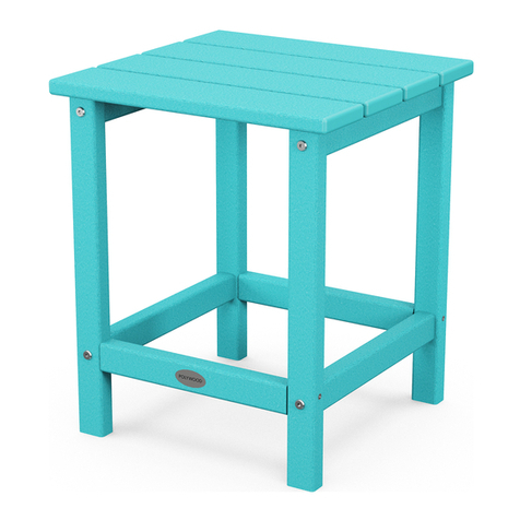 Polywood Long Island Side Table ECT18 User manual Polywood Long Island Side Table ECT18 User manual