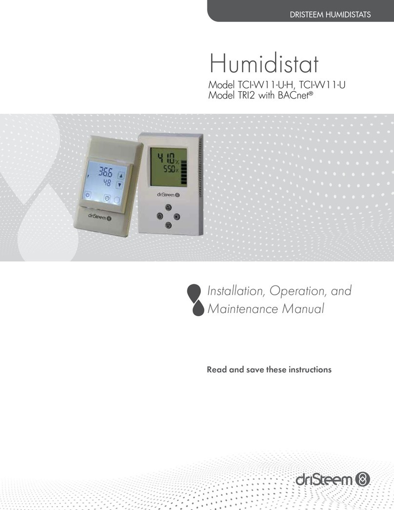 DriSteem TCI-W11-U-H User manual