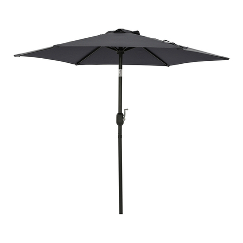 Island Umbrella BISTRO Assembly instructions
