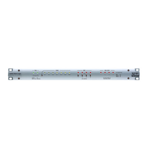 Solid State Logic XLogic SDI-MADI User manual Solid State Logic XLogic SDI-MADI User manual