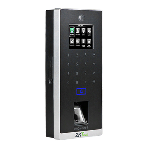 ZKTeco Green Label ProCapture-T User manual