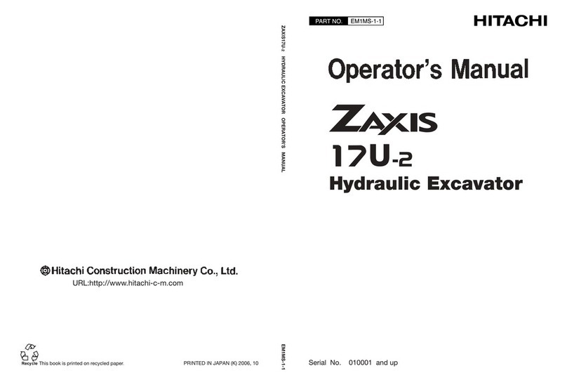 Hitachi ZAXIS 17U-2 User manual
