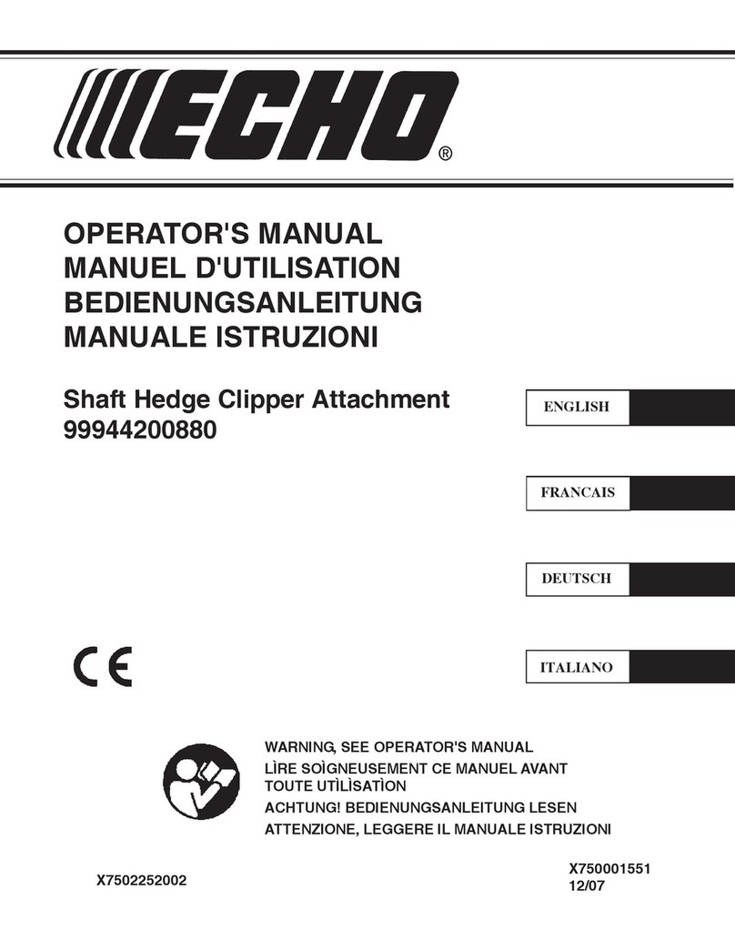 Echo 99944200880 Operator's manual