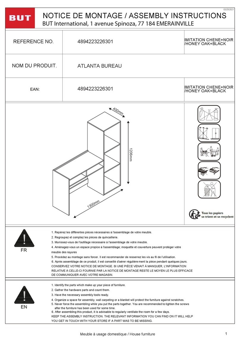 BUT ATLANTA 4894223226301 Assembly instructions