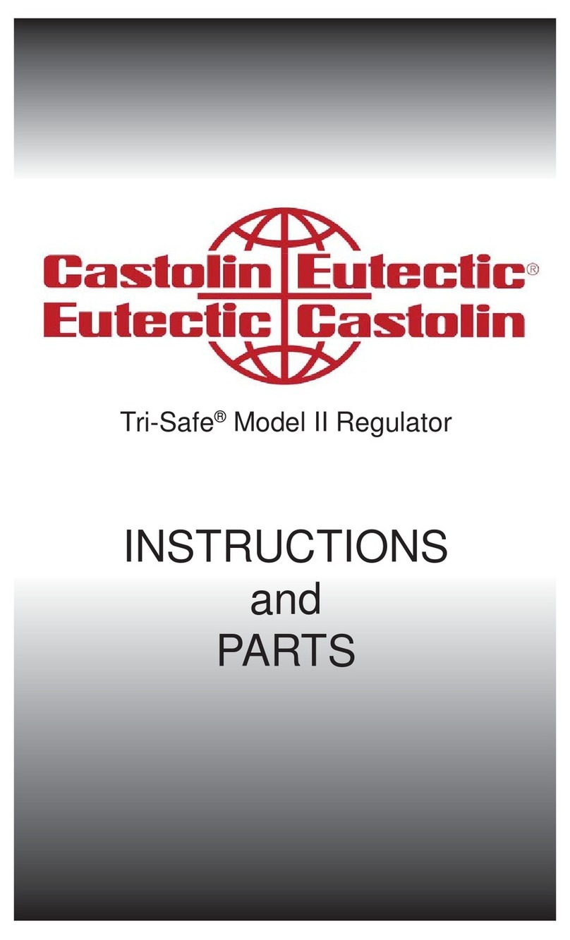 Castolin Eutectic Tri-Safe II Instructions and parts